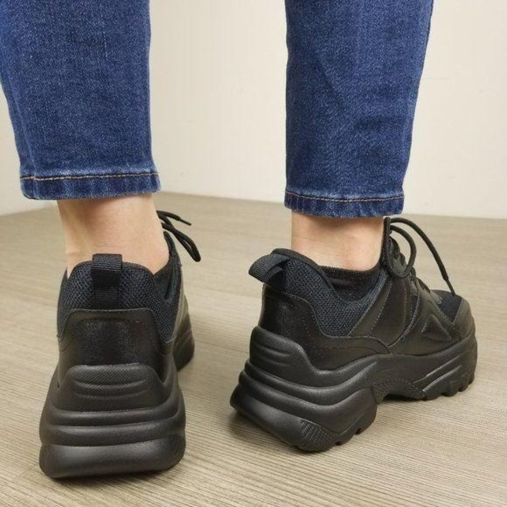 90's Style Grunge Chunky Dad Fashion Sneakers - Picture 7 of 10